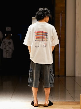 Satoshi Makimotoさん（メンズ・166cm）の夏コーディネート