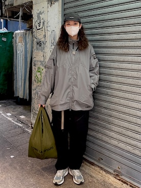 「WILD THINGS（ワイルドシングス）のアイテム（ジャケット/アウター）」を使った、nokyinさん（レディース・178cm）の冬コーディネート