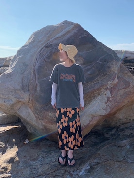 kanarashiiiiiさん（レディース・157cm）の夏コーディネート