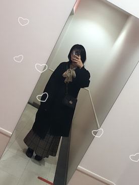 ぴえちゃんさん（レディース・157cm）の冬コーディネート