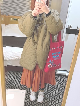 「moitytto」｜「アイテム（ジャケット/アウター）」を使った、ゆんさん（レディース・156cm）の冬コーディネート
