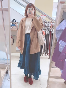 ゆんさん（レディース・156cm）の秋コーディネート