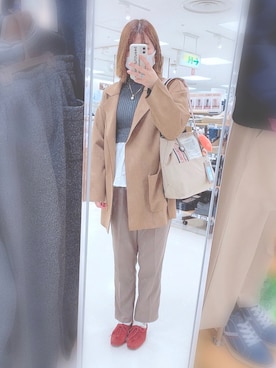 ゆんさん（レディース・156cm）の秋コーディネート