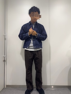 「NEAT（ニート）のアイテム」を使った、じぇいのふくさん（メンズ・177cm）の秋コーディネート