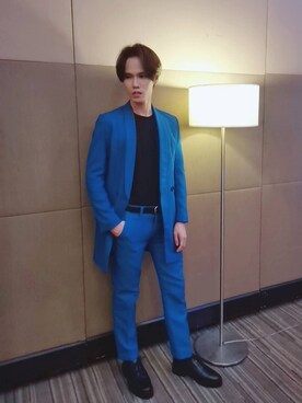 「H&M（エイチ・アンド・エム）のアイテム（その他シューズ）」を使った、Ezroさん（メンズ・170cm）の春コーディネート