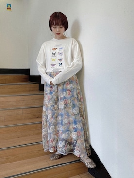 「アイテム（その他シューズ）」を使った、miokaさん（レディース・162cm）の夏コーディネート