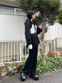 ベロアflower embroidery tops｜メリージェニー（merry jenny）公式