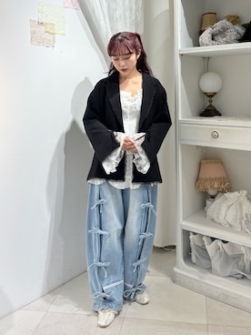 「アイテム（バレエシューズ）」を使った、miokaさん（レディース・162cm・20代）の冬コーディネート