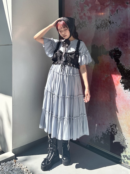 flowerジャガードヘッドドレス