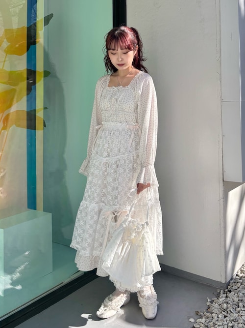 セール】petit flower ribbonワンピース（ワンピース）｜merry jenny