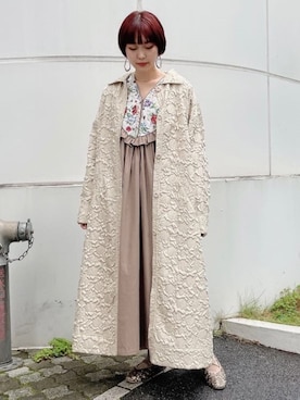 「merry jenny（メリージェニー）のアイテム（その他アウター）」を使った、miokaさん（レディース・162cm）の夏コーディネート