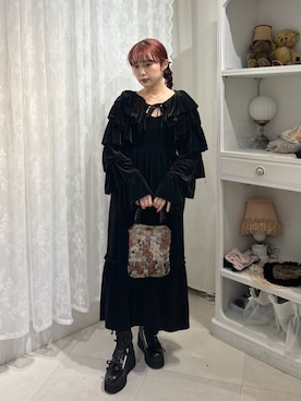 「アイテム（ワンピース/ドレス）」を使った、miokaさん（レディース・162cm・20代）の秋コーディネート