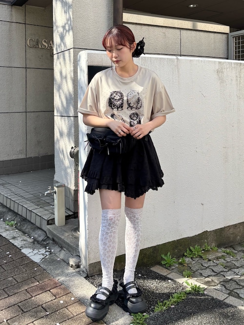 セール】frill mary jane metal sneakers（スニーカー）｜merry jenny