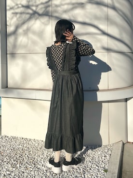 miokaさん（レディース・162cm）の冬コーディネート