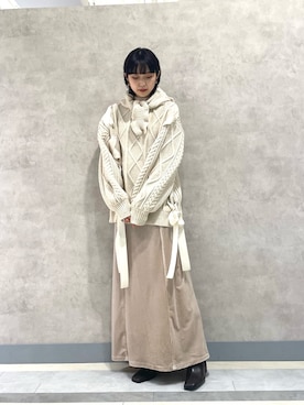 miokaさん（レディース・162cm）の冬コーディネート