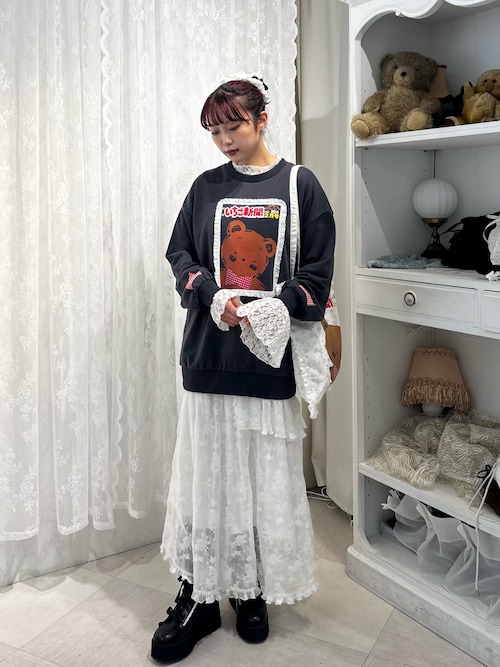 いちご新聞frill frillスウェット（スウェット）｜merry jenny（メリー