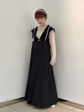 「merry jenny（メリージェニー）のアイテム（チュニック）」を使った、miokaさん（レディース・162cm）の夏コーディネート