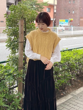 miokaさん（レディース・162cm）の秋コーディネート