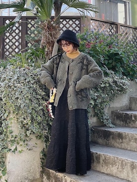 miokaさん（レディース・162cm）の冬コーディネート