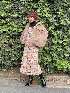 miokaさん（レディース・162cm）の秋コーディネート