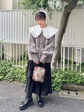 「秋」｜「アイテム（ブーツ）」を使った、miokaさん（レディース・162cm）の夏コーディネート