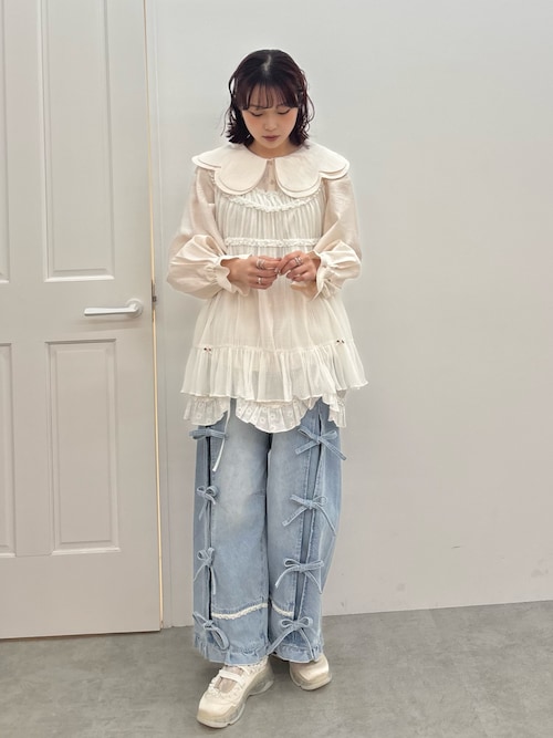 merry jenny（メリージェニー） スカート airy lace apron : ZOZOTOWN