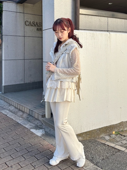 セール】fog color blocking cardigan（シャツ/ブラウス）｜merry