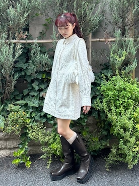 「アイテム（ワンピース/ドレス）」を使った、miokaさん（レディース・162cm・20代）の夏コーディネート