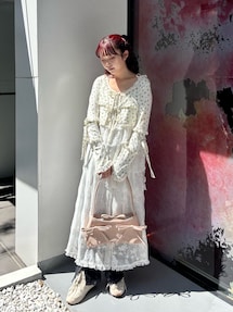 レースティアードキャミワンピース｜メリージェニー（merry jenny