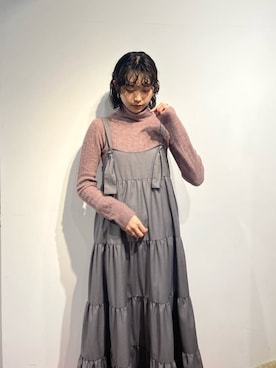 「merry jenny（メリージェニー）のアイテム（モカシン/デッキシューズ）」を使った、miokaさん（レディース・162cm）の秋コーディネート