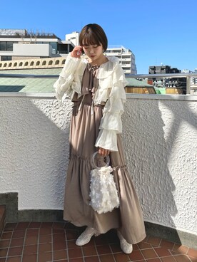 miokaさん（レディース・162cm）の冬コーディネート