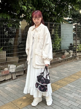 「アイテム（ワンピース）」を使った、miokaさん（レディース・162cm・20代）の秋コーディネート