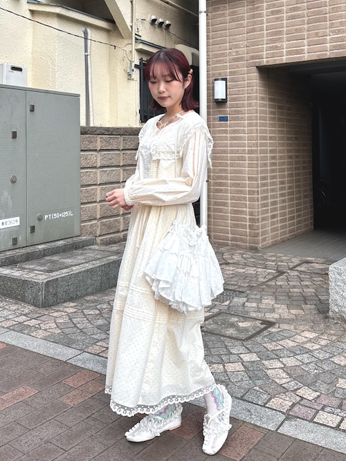 セール】airy lace collarワンピース（ワンピース）｜merry jenny