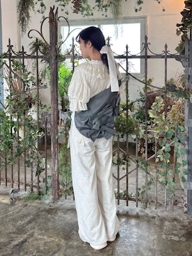 「merry jenny（メリージェニー）のアイテム（スウェットパンツ）」を使った、miokaさん（レディース・162cm）の春コーディネート