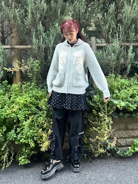 「カウチン」｜miokaさん（レディース・162cm）の秋コーディネート