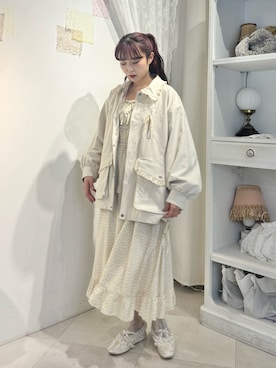 「アイテム（バレエシューズ）」を使った、miokaさん（レディース・162cm・20代）の冬コーディネート