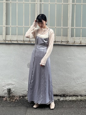 「アイテム（ワンピース/ドレス）」を使った、miokaさん（レディース・162cm・20代）の夏コーディネート