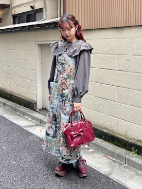 「アイテム（バレエシューズ）」を使った、miokaさん（レディース・162cm）の秋コーディネート