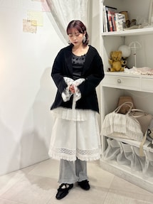 lace slit ribbon jacket｜メリージェニー（merry jenny）公式通販