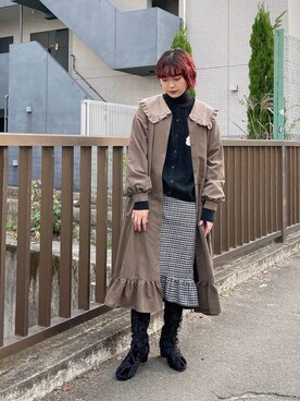 miokaさん（レディース・162cm）の秋コーディネート