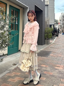 pleats apron layered skirt｜メリージェニー（merry jenny）公式通販