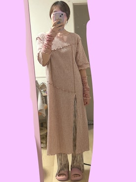 「アイテム（アームカバー）」を使った、MIOさん（レディース・161cm）の夏コーディネート