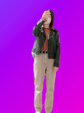 「GORGE（ゴージ）のアイテム（ジャケット/アウター）」を使った、MIOさん（レディース・161cm）の冬コーディネート
