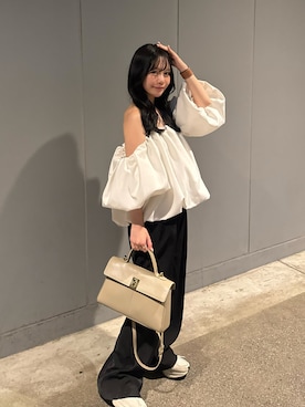「anuans（アニュアンス）のアイテム」を使った、maiさん（レディース・150cm）の春コーディネート
