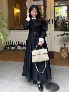 「CAFUNE（カフネ）のアイテム」を使った、maiさん（レディース・150cm）の春コーディネート