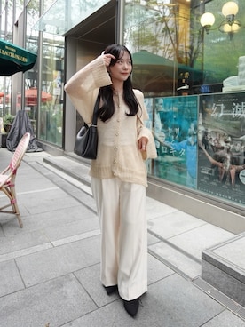 「apres jour clair（アプレジュールクレア）のアイテム」を使った、maiさん（レディース・150cm）の春コーディネート