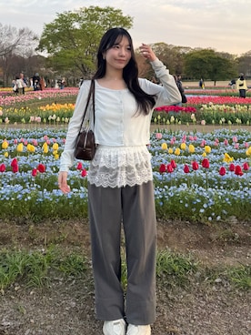 「プチフラコーデ」｜maiさん（レディース・150cm）の春コーディネート