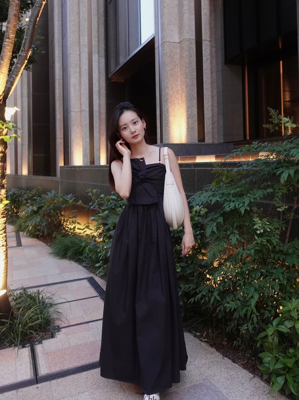 SNIDEL ツイストベアワンピース SNIDEL スナイデル ツイストベア