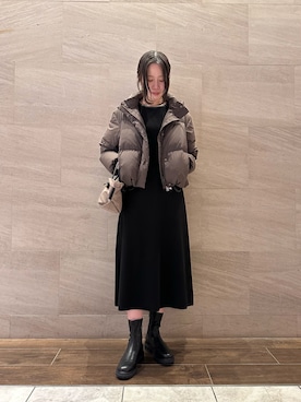 「冬コーデ」｜hikaruさん（レディース・168cm）の冬コーディネート