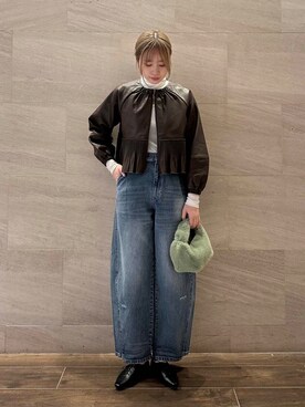 「YENN（イエン）のアイテム」を使った、hikaruさん（レディース・168cm）の秋コーディネート